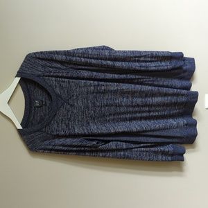 Gap Maternity Nursing Sweater Crew neck with hidden breastfeeding access Navy XL